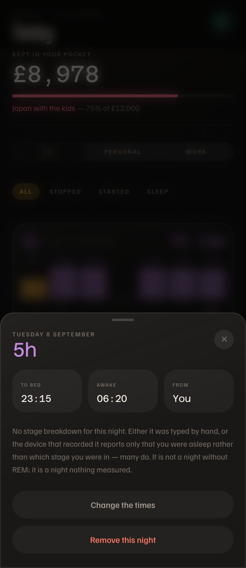 Days Strong on iPhone: the honest day
